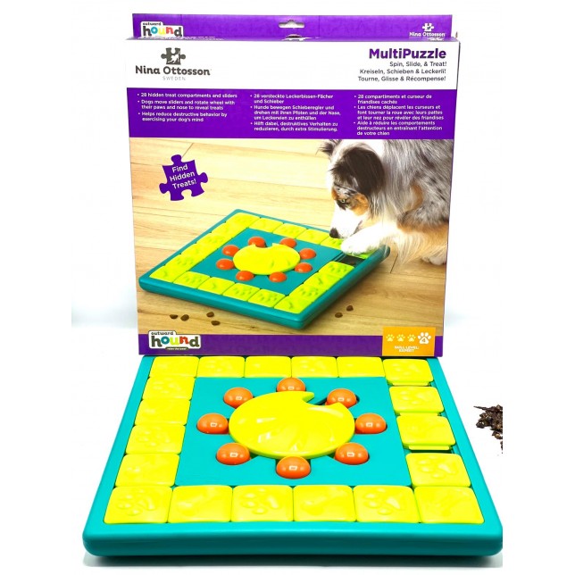 Nina Ottesson - משחק חשיבה לכלבים בשילוב חטיפים Multi-Puzzel